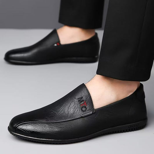 Zapatos Casuales Slip-on de Cuero Transpirable para Hombre - Image 10