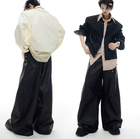 Camisa Casual de Rayas con Costuras Superpuestas - Image 14
