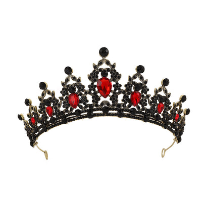 Corona Princesa de Diamantes y Aleación Plateada