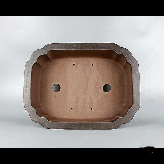 Maceta Rectangular de Barro Púrpura para Bonsái - Image 2