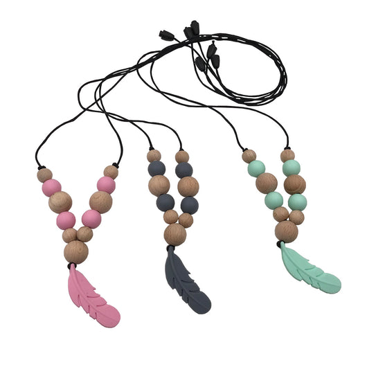 Collar de Dentición con Cuentas de Silicona - Accesorios para Bebés - Image 20