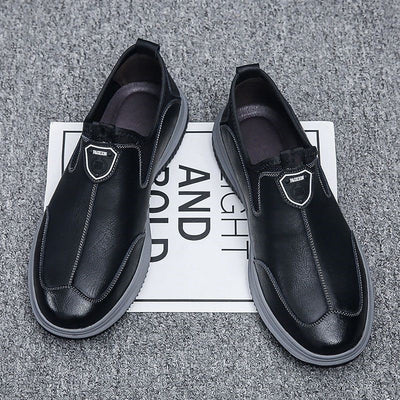 Zapatos de Cuero Suave Estilo Británico Transpirables para Hombre - Image 11