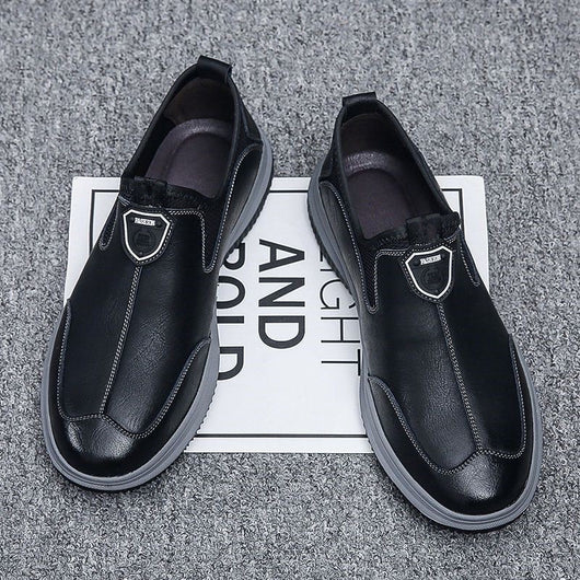 Zapatos de Cuero Suave Estilo Británico Transpirables para Hombre - Image 11