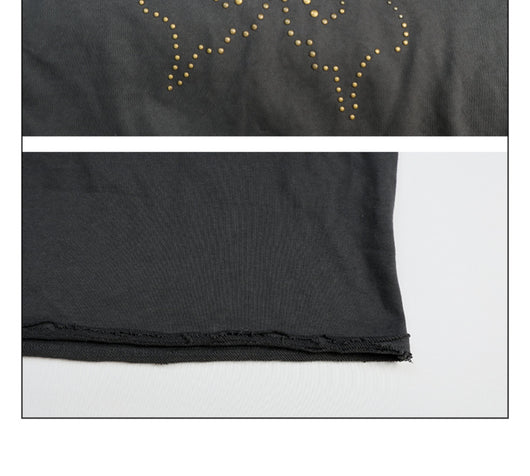 Sudadera Retro con Capucha Mujer - Cuello V Cordones y Remaches - Image 11