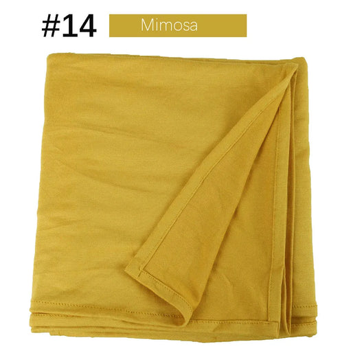 Bufanda de Jersey de Algodón Mercerizado con Puntas Cerradas - Image 76