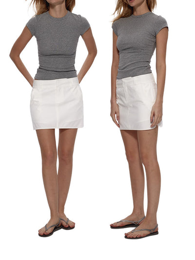 Camiseta Ajustada Cuello Redondo para Mujer - Efecto Reductor - Image 29