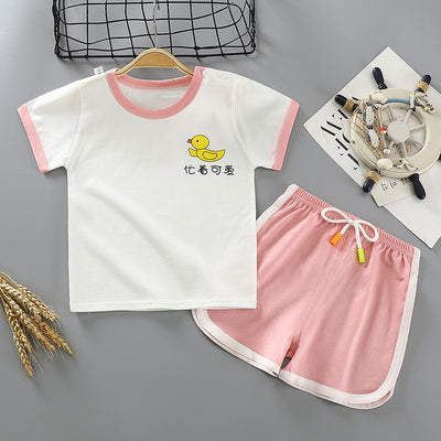 Conjunto Infantil de Dos Piezas en Algodón con Manga Corta - Image 5