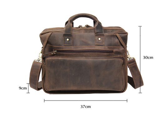 Maletín Crossbody Vintage para Computadora - Estilo Profesional - Image 10
