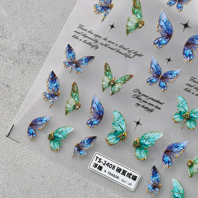 Pegatinas de Uñas 3D Transparentes con Tecnología Adhesiva Avanzada - Image 2
