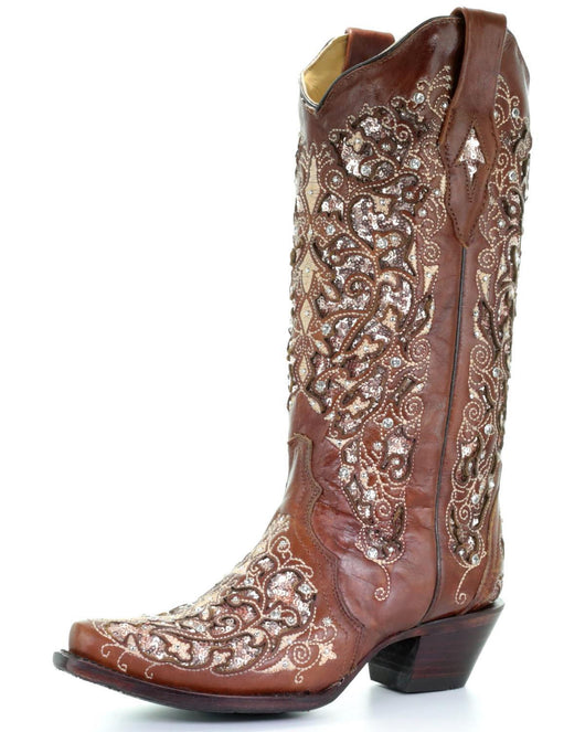 Bota Muslo Alto con Cristales Brillantes - Image 6