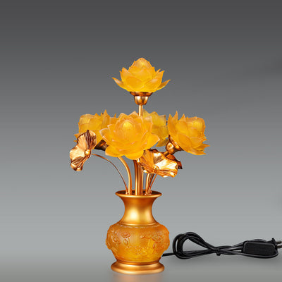 Lámpara LED Lotus para Buda - Iluminación Decorativa del Hogar - Image 3