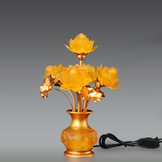 Lámpara LED Lotus para Buda - Iluminación Decorativa del Hogar - Image 3