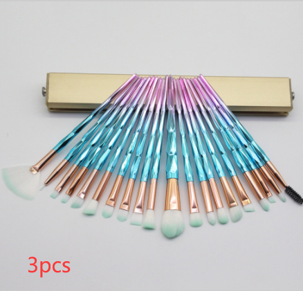 Set de Brochas de Maquillaje Diamond Multicolor Premium - Image 21
