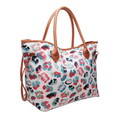 Bolso Tote para Mujer con Estampado Leopardo y Patrón Vaca - Bolsa de Hombro Grande Capacidad PU - Image 9