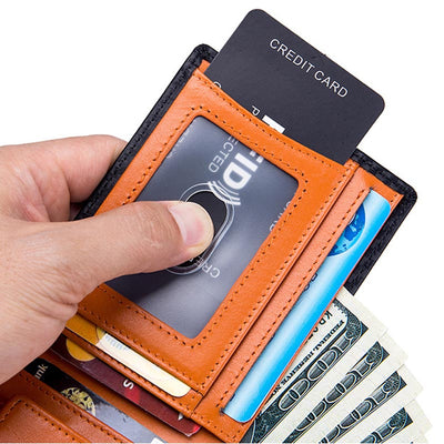 Billetera de Cuero Ultradelgada para Hombre - Diseño Minimalista - Image 10