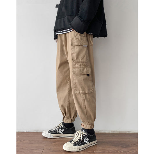 Pantalones Casuales Holgados Ulzzang para Hombre - Corte Recto Versátil - Image 2