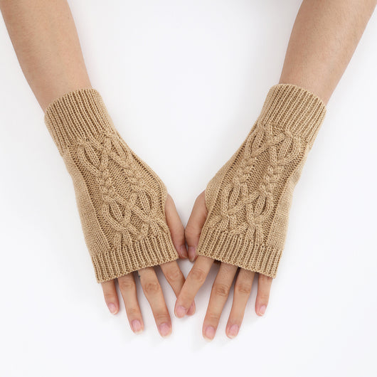 Guantes Tejidos Medio Dedo para Parejas - Lana Cálida Invierno Unisex - Image 14