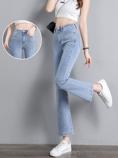 Pantalón Cropped Acampanado Cintura Alta Reductor para Mujer - Image 9