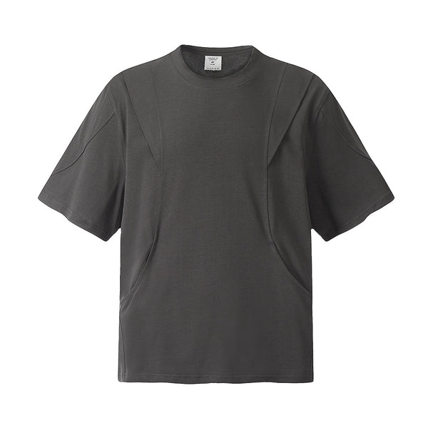 Playera Holgada de Algodón Manga Corta para Hombre