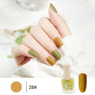 Esmalte de Uñas Mate Nude sin Horno de Secado Rápido - Image 30