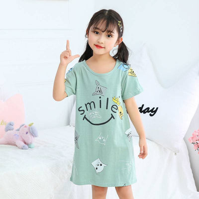 Pijama Vestido Princesa de Algodón para Niña y Mamá - Manga Corta Fresco - Image 7