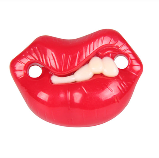Chupete Divertido de Silicona con Diseño de Bigote - Pacificador Creativo para Bebés