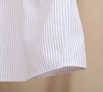 Camisa de Negocio Italiana a Rayas con Cuello Windsor - Image 12