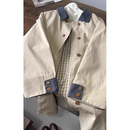 Gabardina Clásica Midi para Mujer - Versátil y Elegante - Image 2