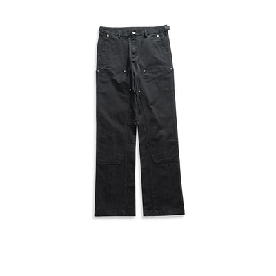 Pantalón Cargo Slim con Detalles Remachados y Cierre Metálico - Image 3