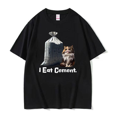 Camiseta Estampada Unisex Cuello Redondo Manga Corta Suelta - Image 13
