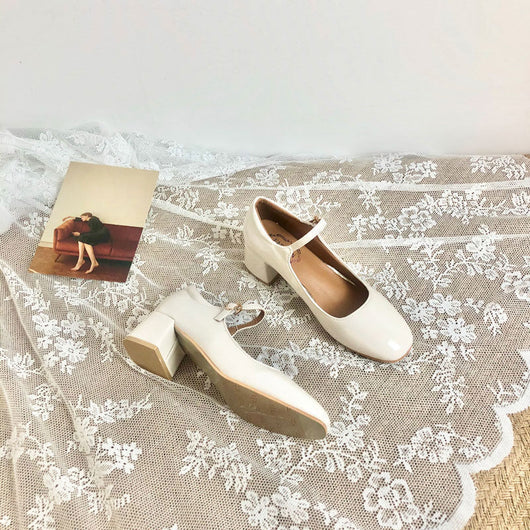 Zapatos Mary Jane de Tacón Alto con Punta Cuadrada Estilo Vintage - Image 10