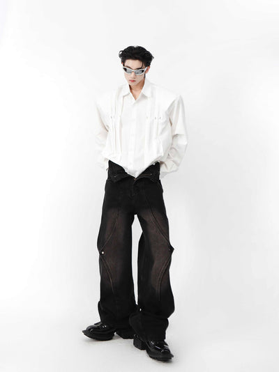 Camisa Acolchada con Remaches y Costuras Reforzadas - Image 13