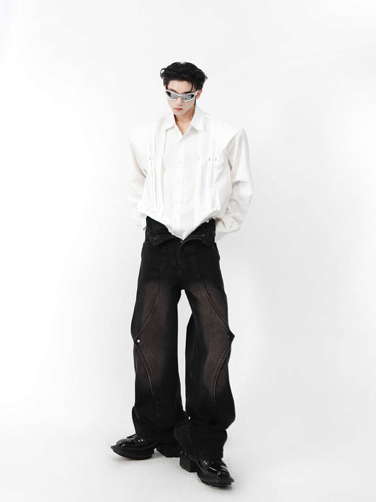 Camisa Acolchada con Remaches y Costuras Reforzadas - Image 13
