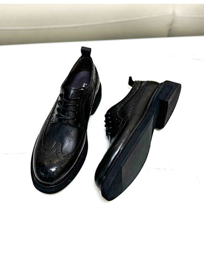 Zapatos Brogue Elevadores de Cuero para Hombre con Suela Reforzada - Image 14