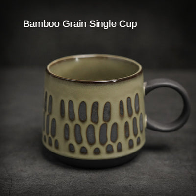 Taza de Cerámica Retro con Asa Colgante y Capacidad Extra Grande + Cuchara - Image 19