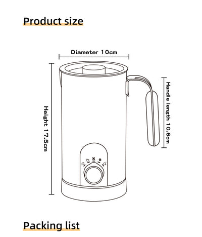 Batidor de Leche Eléctrico para Bebidas Frías y Calientes - Image 22