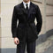 Abrigo Trench Casual Italiano de Bolsillos Múltiples para Hombre