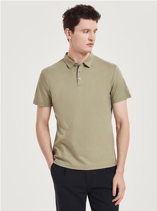 Polo Manga Corta de Algodón Mercerizado para Hombre - Calidad Premium 120 Hilos - Image 15