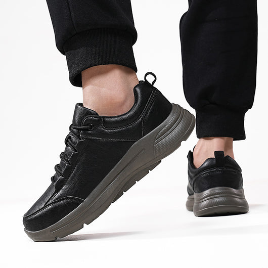 Zapatillas de Cuero Estilo Británico para Hombre - Sneakers Casuales y Deportivos - Image 6