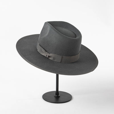 Sombrero de Lana Retro Jazz con Lazo y Corona Elegante - Image 12