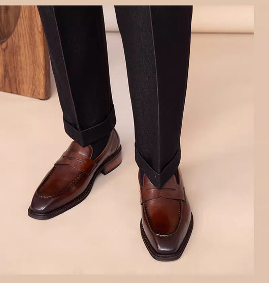 Zapatos Casuales de Cuero Genuino para Hombre - Outdoor - Image 34