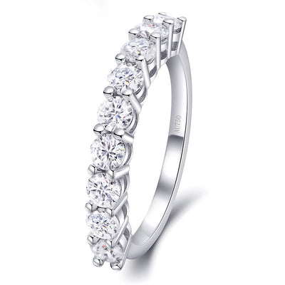 Anillo de Oro con Moissanita Rota - Diseño Único y Elegante - Image 8