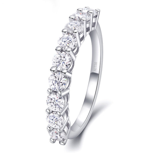 Anillo de Oro con Moissanita Rota - Diseño Único y Elegante - Image 8