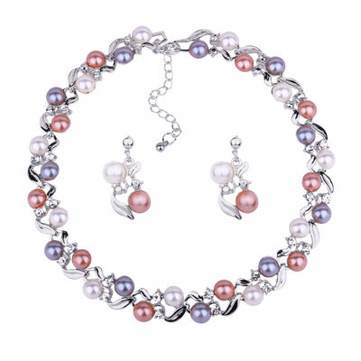 Conjunto de Collar y Aretes Elegancia Versátil para Mujer - Image 7