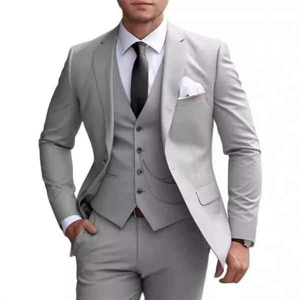 Traje Slim Fit Ejecutivo para Hombre - Elegancia Formal y Temperamento Empresarial