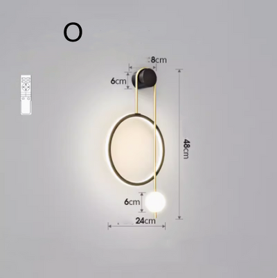 Lámpara de Pared Moderna sin Instalación para Dormitorio y Pasillo - Image 35