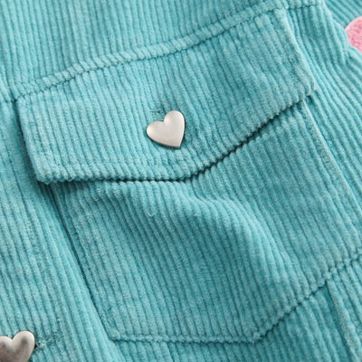 Chaqueta de Pana con Bordado Love String - Image 7
