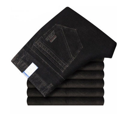 Pantalones de Pana Elástica Rectos para Hombre - Image 8