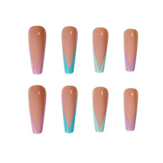 Uñas Postizas Largas de Ballet con Parches Intercambiables - Image 8