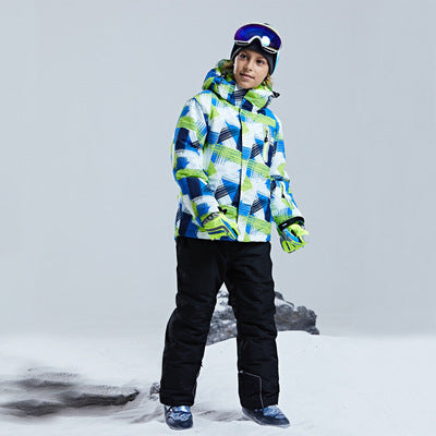 Chaqueta Impermeable para Esquí Infantil - Diseño Versátil para Tabla Simple y Doble - Image 7